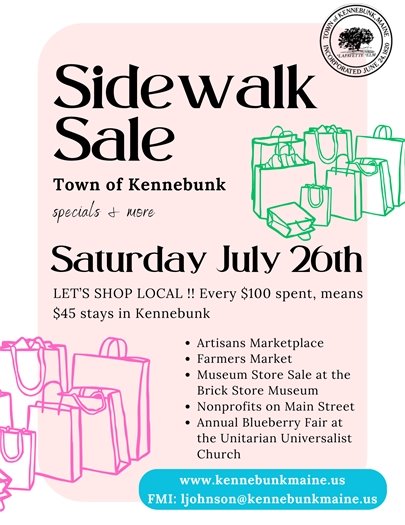 sidewalk sale