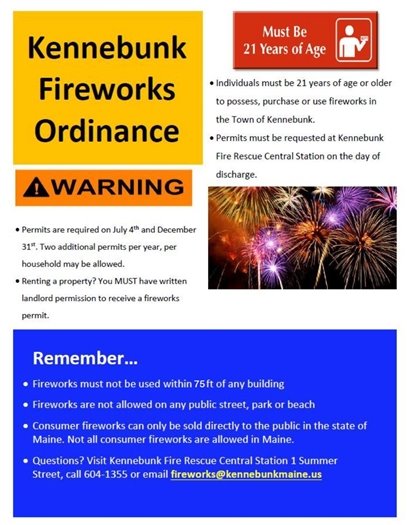 fireworks reminders